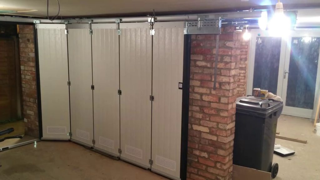 slide to the side garage door