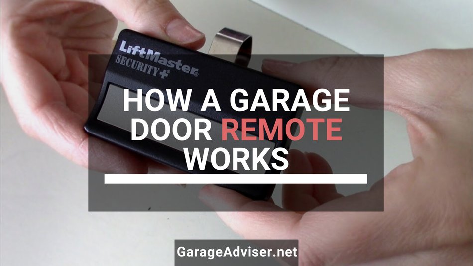 how a garage door remote works